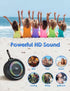 Bluetooth Shower Speaker, Soundace S6 IPX7 Waterproof Portable Speaker with Suction Cup Hook Lanyard TWS RGB Lights,Wireless Mini Speaker for Bike...