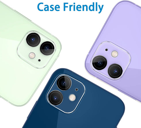 ?3 Pack? Camera Lens Protector for iPhone 11 & iPhone 12 Mini, Ultra HD, Tempered Glass, 9H Hardness, Anti-Scratch, Case Friendly, Easy to Install...