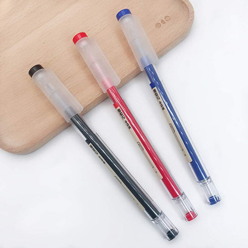 12Pcs 0.35 mm Black Gel Ink Pens, Extra-Fine Ballpoint Pen, for Office School Stationery Supply (12PCS)...