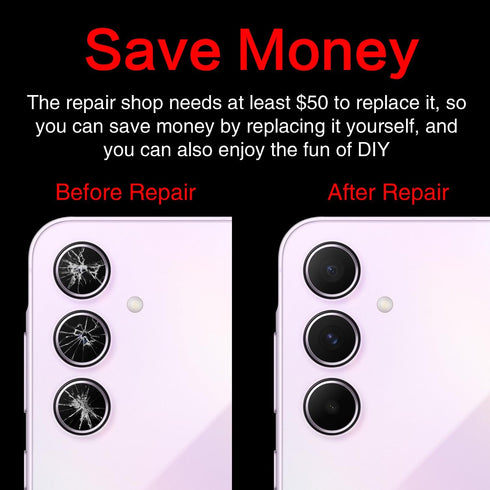 2PCS Galaxy A35 Back Rear Camera Lens Glass Replacement, ASDAWN Back Lens Glass for Samsung Galaxy A35 6.6 inches All Carriers with Free Lens Film...