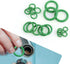 270 PCS Automotive O-Ring Gasket Assortment Kit, High Temperature Resistant Rubber Air Conditioning Compressor Port Ring, Multi-Functional Car Rep...