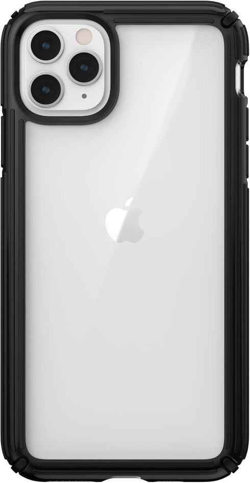 Speck Products 130037-5905 Presidio V-Grip iPhone 11 PRO Max Case, Clear/Black...