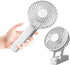 Battery Operated Portable Fan, Mini Rechargeable Handheld Fan,Small Foldable Fan,Quiet but Powerful Desk Fan Up to 10 hrs Operated Makeup Eyelash ...