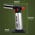 Jo Chef Butane Torch Lighter, Cooking Torch - Refillable Adjustable Flame Lighter with Safety Lock for BBQ, Baking, Brulee Creme, DIY + FREE Recip...