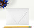 LUXPaper A2 Contour Flap Invitation Envelopes | 4 3/8" x 5 3/4" | Crystal Metallic | 80lb. Text | 50 Qty...