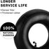 4.10/3.50-4" Inner Tube Tire with TR-87 Bent Valve Stem Replacement Lawn Mower Tire Tubes Wheelbarrow Tires for Tractor Garden Carts Hand Trucks M...