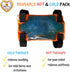 BodyMoves Kid's Ankle brace support PLUS Hot and Cold Ice Pack (Active Blue, MED for Big KIds (US 3.5-7))...