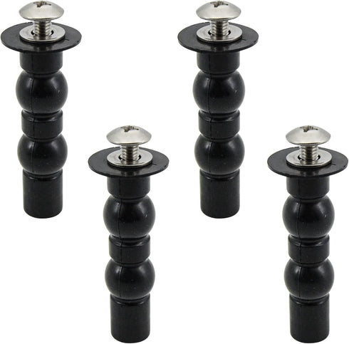 Toilet Seat Hinge Screw 2 Pack,Compatible with TOTO Toilet, Expanding Rubber Bolt Top Nuts Set for Top Mount Toilet Seat Tightening Kit Replacemen...