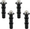 Toilet Seat Hinge Screw 2 Pack,Compatible with TOTO Toilet, Expanding Rubber Bolt Top Nuts Set for Top Mount Toilet Seat Tightening Kit Replacemen...