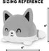 TeeTurtle - The Original Reversible Fox Plushie - Rainbow Tie-Dye - Cute Sensory Fidget Stuffed Animals That Show Your Mood...