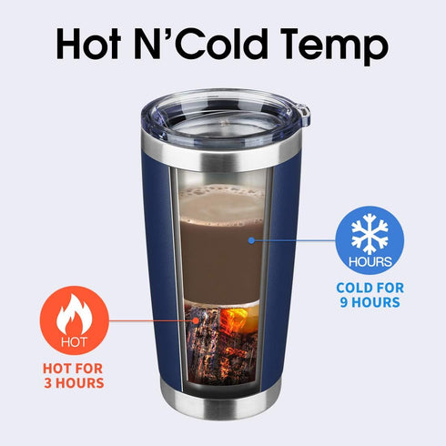 20oz Tumbler Bulk Stainless Steel Vacuum Insulated Tumblers with Lid Double Wall Travel Mug, Durable Powder Coated Coffee Cup, Suitable for Ice Dr...