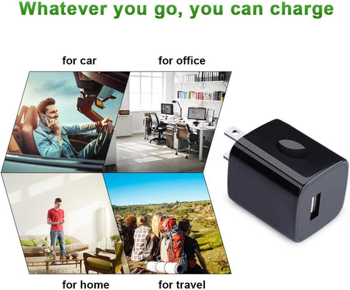 Fast Charger Block, Single Port USB Wall Plug for Phone 15 Charging Cubes 1A Power Adapter Compatible iPhone 16/15 Pro Max/14/13/12/11/XS/8,Samsun...