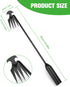 Weed Puller Tool Gardening Weed Pulling Tools, 2024 New Portable Garden Weeding Tool, 4 Teeth Manganese Steel Forged Hand Weeding Tool, Suitable F...