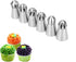 Hofumix Russian Piping Tips Cake Decorating Kit Cake Decorating Tips Buttercream DIY Baking Tools School Prevailing Torch Russian Nozzles Ball Bak...