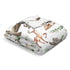 Baby Hunting Woodland Animals Blanket for Girls & Boys Wild Animals Swaddle Blankets Hunting Deer Duck Leaves Baby Toddler Newborn Nursery Bed Bla...