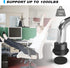 Bell Glides Replacement Office Chair or Stool Swivel Caster Wheels to Fixed Stationary Castors, Office Chair Wheels for Carpet - with Separate Sel...