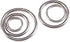 50 Pcs Sliver Assorted Multi-Purpose Metal O Ring for Hardware Bags Ring Hand DIY Accessories - 13mm, 15mm, 20mm, 25mm, 32mm (O Ring)...