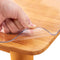 12x28 inch Clear Plastic Table Cover Protector Transparent Rectangular Tablecloth 1.5mm Thick Vinyl Desk Pad Protector Mat for Kitchen Countertop ...