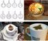 2 Pcs 10oz Stainless Steel Powder Shakers, TuNan Coffee Cocoa Cinnamon Dredges with Fine-Mesh Lid, Sugar Spice Seasoning Cans for Kitchen Cooking ...