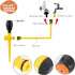 Gerrit Sprinklers for Yard, Automatic 360 Degree Rotation Lawn Sprinklers for Yard, Large Area Coverage, Adjustable Above Ground Irrigation Garden...