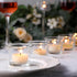 Letine Tealight Candle Holder Set of 12- Clear Glass Votive Candle Holders Bulk for Christmas Decorations, Wedding, Party & Home Decor...