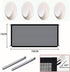 Magic Dog Gate,Magic pet Gate for Stairs and Door, mesh Dog Gates for The House Foldable Safety Isolation Fence,Indoor Pet Safety Gate Install (B-...