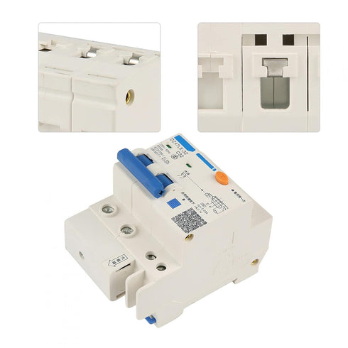 Current Circuit Breaker, 230V 32A 30mA Current Circuit Breaker DZ47LE-32 2P+N C32...