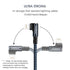 90 Degree iPhone Charger Fast Charging Cable 2Pack 10ft 6ft USB C to Lightning Right Angle Black......
