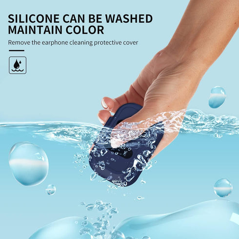 Silicone Case Replacement for Skullcandy Dime True Wireless Earbuds, Silicone Protective Skin Sleeve Accessory (Blue)...