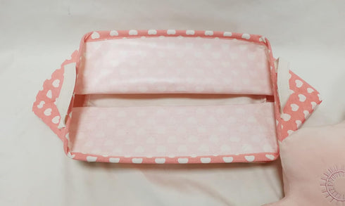 Women's DayStorage Basket Pink Collapsible Girls Laundry Basket Waterproof Organizer Nursery Bin Gift Toy Box for Organizing Home/Dorm/Kitchen/Pet...