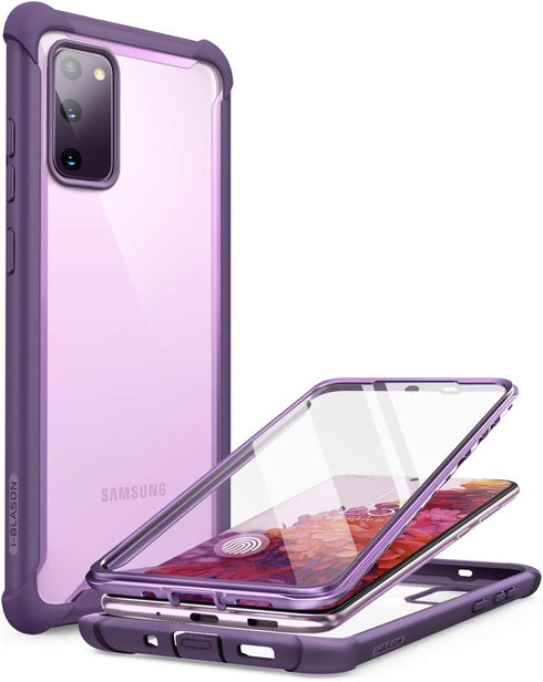 i-Blason Ares Series Designed for Samsung Galaxy S20 FE 5G Case (2020 Release), Dual Layer Rugged Clear Bumper Case with Built-in Screen Protector...