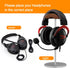 Micool Headphone Stand, Aluminium and Wood Gaming Headset Stand Holder for All Size Headphones with Stable Heavy Base, Headphone Holder for Desk...