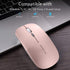 Uciefy Q5 Slim Rechargeable Wireless Mouse, 2.4G Portable Optical Silent Ultra Thin Wireless Computer Mouse with USB Receiver and Type C Adapter, ...