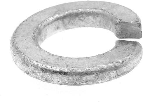 Prime-Line 9082288 Medium Split Lock Washers, 3/8 In., Hot Dip Galvanized Steel (100 Pack)...