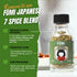 F?MI Japanese Shichimi Togarashi Mixed Salt - Traditional 7 Spice Blend - Pepper, Orange, Onion - Perfect for Ramen, Grilled Meats, Stir-Fries, Ri...