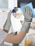 Cleanbear Cleaning Gloves Latex Free Rubber Gloves Reusable Lightweight and Durable Set of 3 with 2 Pairs of Gray Gloves and 1 Pair of White (12 I...