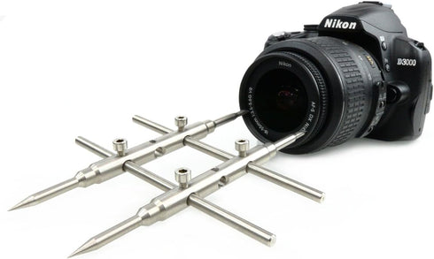 Professional Stainless Steel Flat & Pointed Tips Lens Spanner Wrench Repairing Opening Tool For Most Cameras Adjustable Jaw opening 10~120MM...