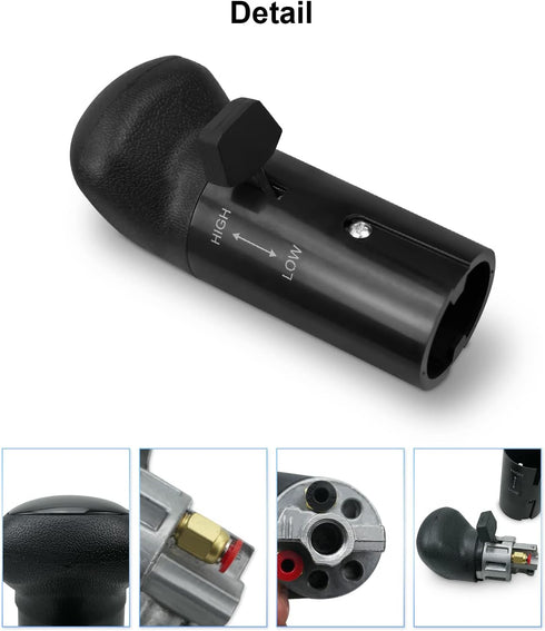 A6909 9 10 Speed Shift Knob Shifter Fits for Eaton Fuller Heavy Duty Trucks Transmission Parts, Replace A-6909 A-5010...
