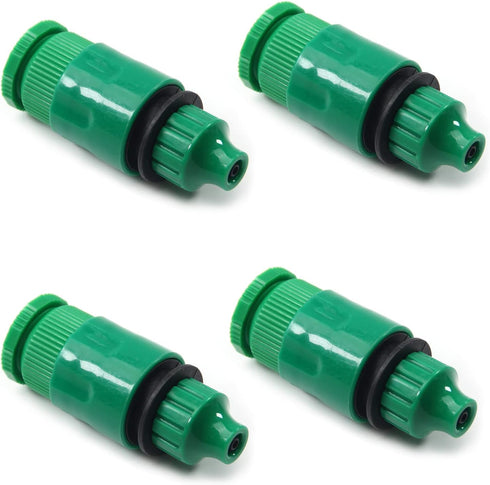 MroMax 4Pcs Hose Tap Connector, Connected to G1/2 or G3/4 Threaded, Suitable for 4/7mm Hose, Quick Connector Hose Pipe Adapter, Faucet Nozzle for ...