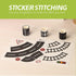 Play Tape Black Road - EKIND 2" Black Tight Curves Track Road Tape for Toy Car DIY Traffic Road Adhesive Removable Tape (8 Pcs, Black)...