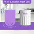 Small Trash Bags 1.2-Gallon: Bathroom Trash Bags 4.5L Small Garbage Bags for Bathroom Bedroom Office - (Purple, 120 Counts)...