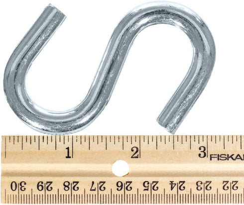 Paracord Planet - 4 Packs - S Shaped Hooks S Hanging Hooks S Metal Hanger - 3/8 Inch Thick, 3 Inches Long...