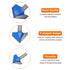 Router Bits 2" Dia 1/2" Shank 90 Degree V Type End Mill Carbide for Woodworking Carpentry Engraving Edge Trimmer Cutter Tools...
