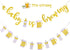A Baby is Brewing Baby Shower Banner - Diaper Party Decor, Gender Reveal Party, Pregnancy Celebration - Pre-Strung...