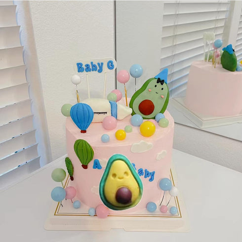 Lovely Small Items Silicone Fondant Molds Fruit Silicone Molds Avocado Pine Cones Chocolate Mold For Cake Decorating Cupcake Topper Candy Chocolat...