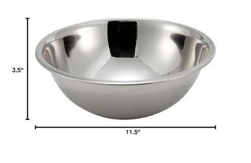 Winco 5 Quart Heavy-Duty Stainless Steel Mixing Bowl...