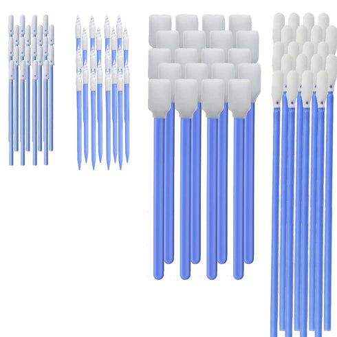 Wellgler's 200pcs Foam Cleaning Swabs, Multi-Purpose Cleanroom Foam Tip, Cleaning Swab Kitip,Lab Swabs....