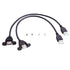 iGreely USB Extension Cable 2Pack 1Ft/30cm USB 2.0 Panel-Mount Type A Male to Type A Female Cable...