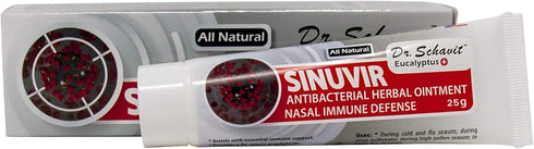 Eucalyptus+ SINUVIR - Herbal Nasal Ointment for Immune Defense. Natural Moisturizer Balm for Relief from Sore Dry Nose, Allergies, Cold Symptoms -...
