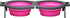Loving Pets - Bella Roma Double Diner Portable Travel Dog Bowls Collapsible Combined Dog Food & Water Bowls (Pink, Small)...